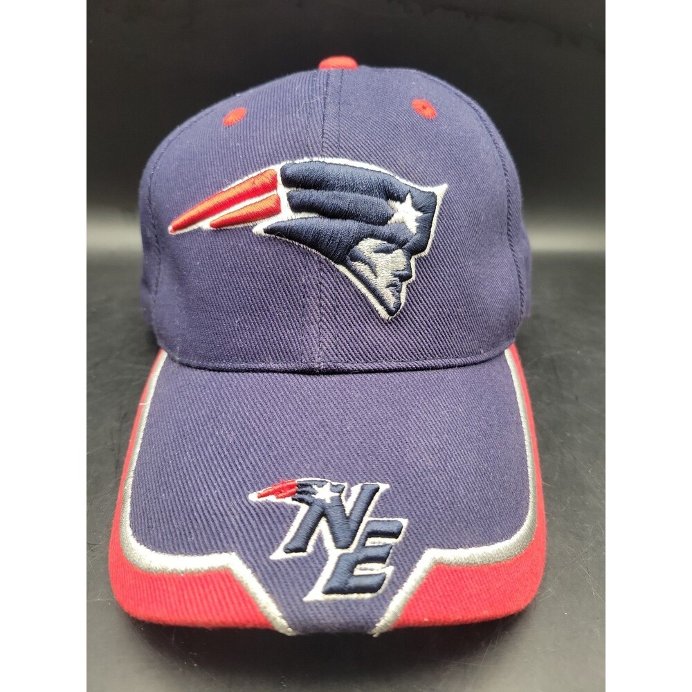 NFL Men's Navy Blue New England Patriots Snapback Embroidered Logo Hat Cap Pats